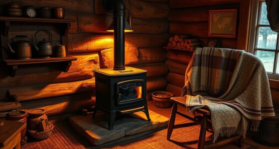 small cabin wood stove