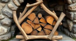 small rustic wood storage