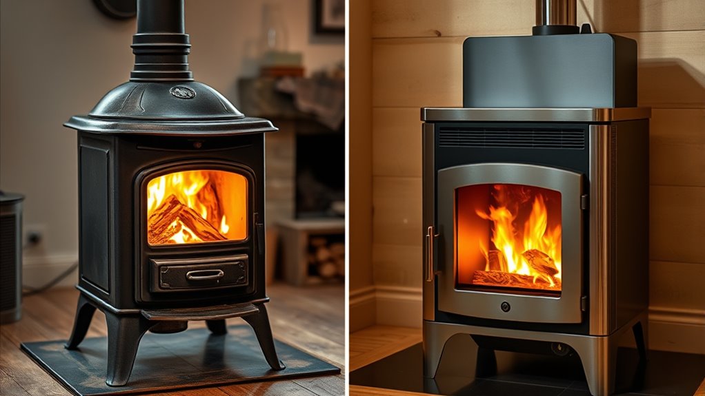 stove loading style comparison