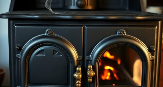 stove with oven compartment