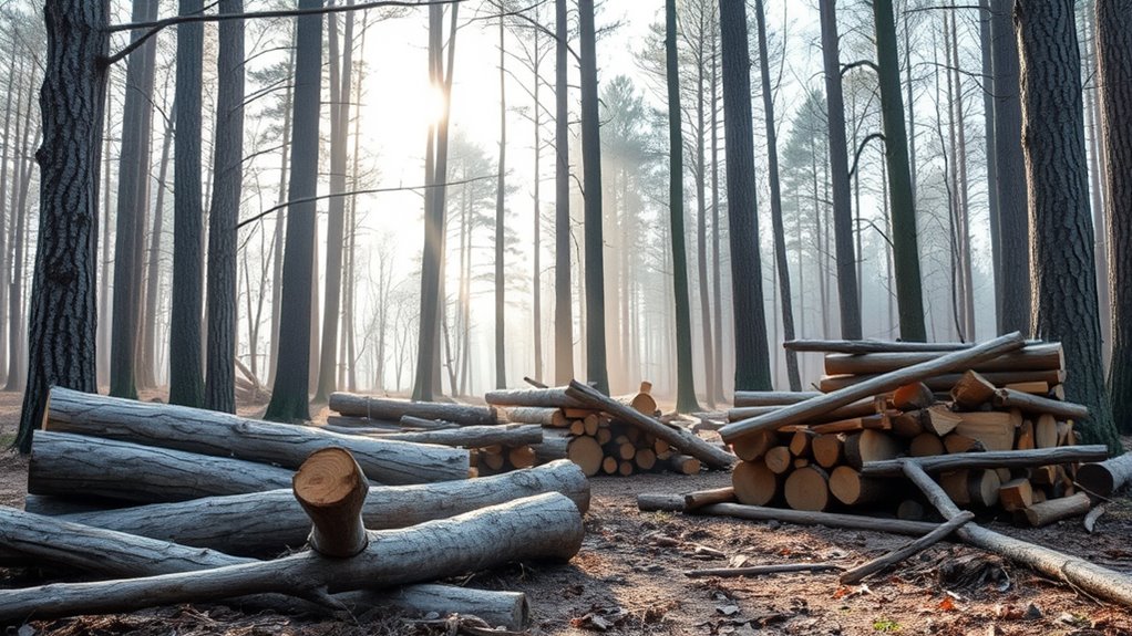 sustainable deadwood firewood management