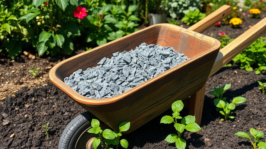using wood ash in gardens