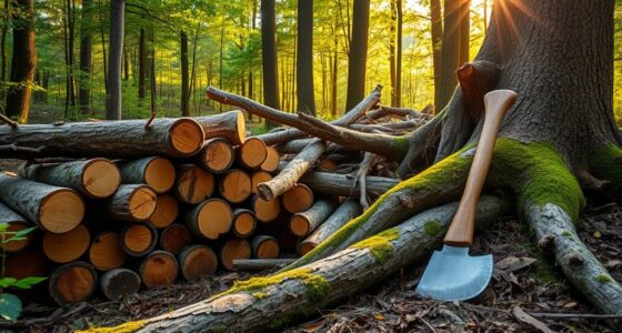 utilize fallen tree firewood