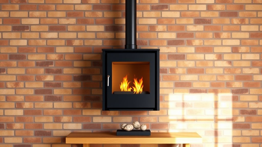 wall mounted stoves safety style installation