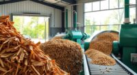 waste wood fuel production