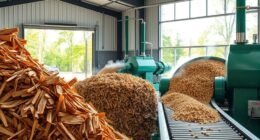 waste wood fuel production