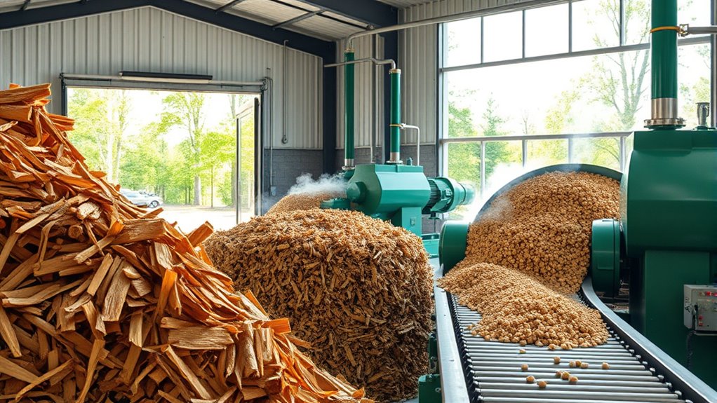 waste wood fuel production
