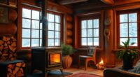 wood stove and climate