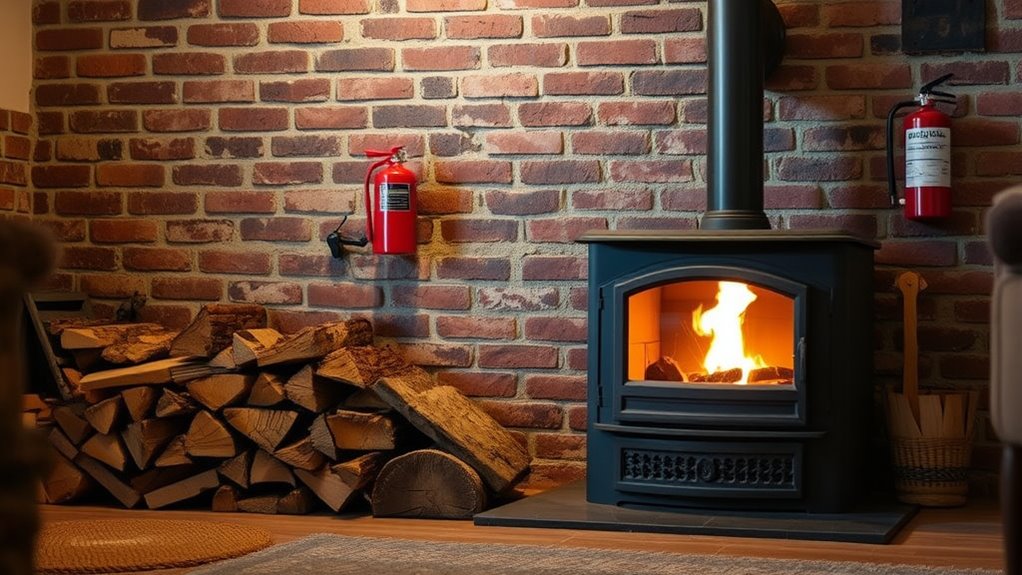 wood stove safety coverage