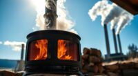 wood stoves versus fossil fuels