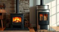 wood versus pellet emissions