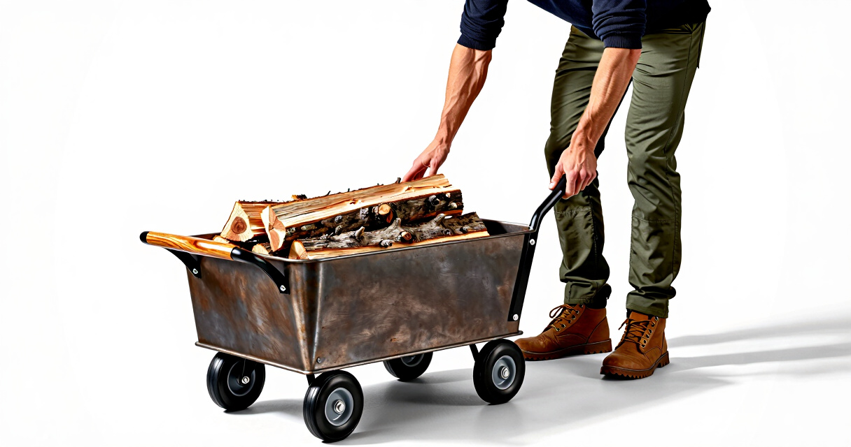 12 Best Firewood Cart Heavy Duty Rolling in 2026