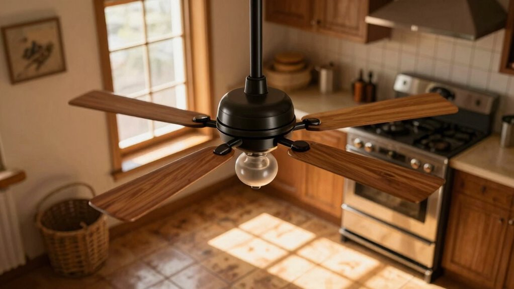 ceiling fans improve heating efficiency