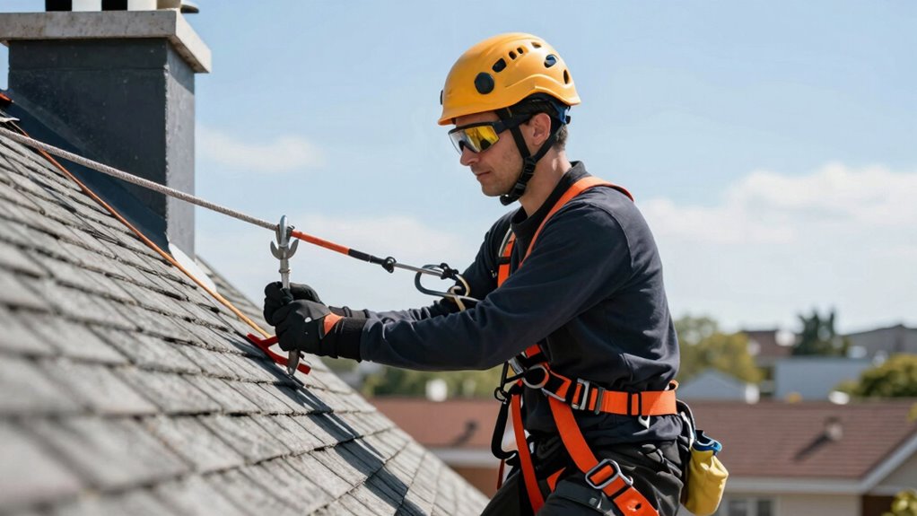 chimney roof safety planning