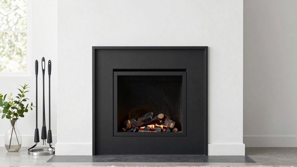 clutter free safe stylish hearth