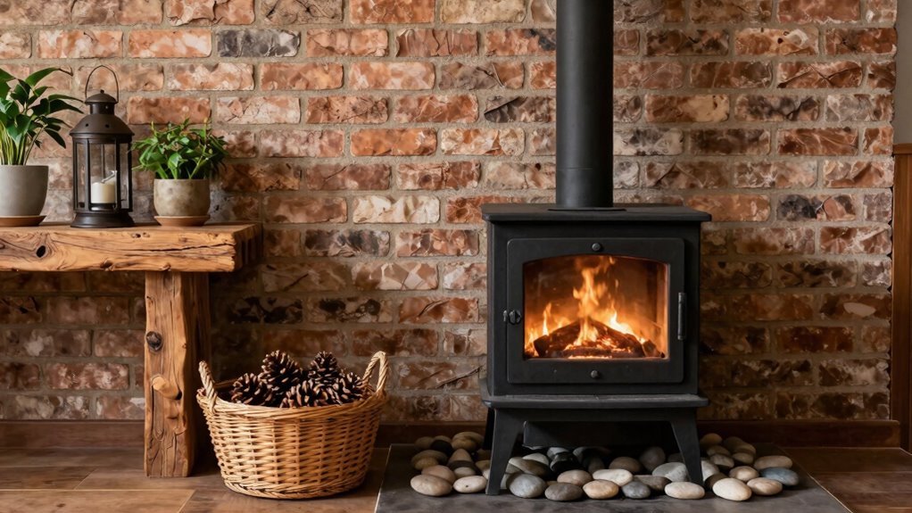 complementary materials for wood stove