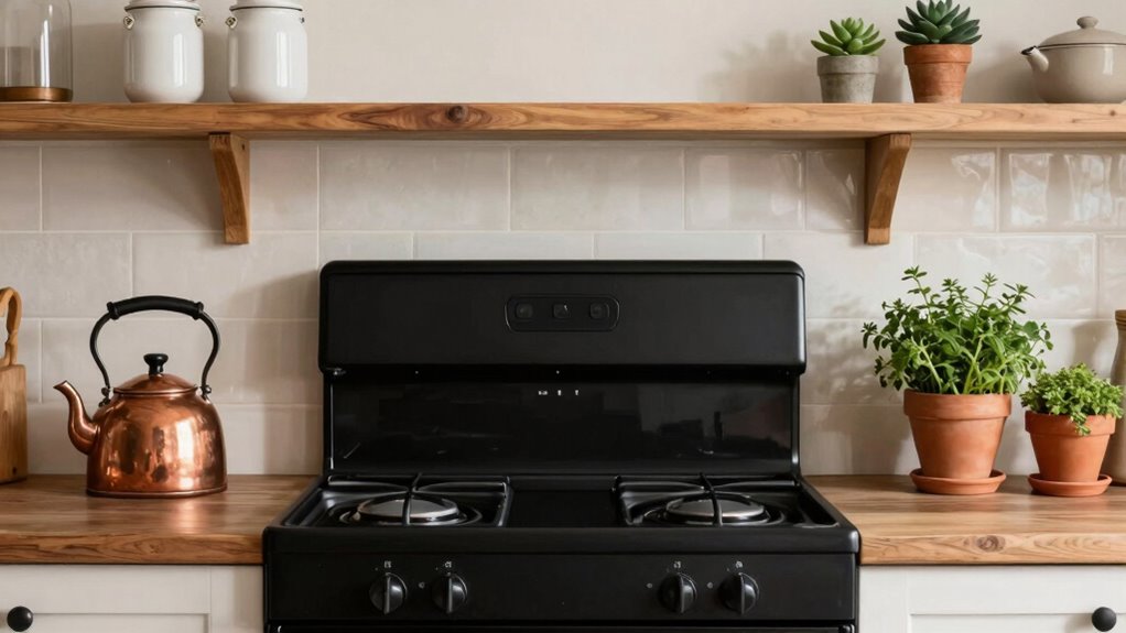 decor strategies for black stoves