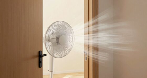 doorway fan moves heat