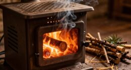 efficient long lasting stove burn