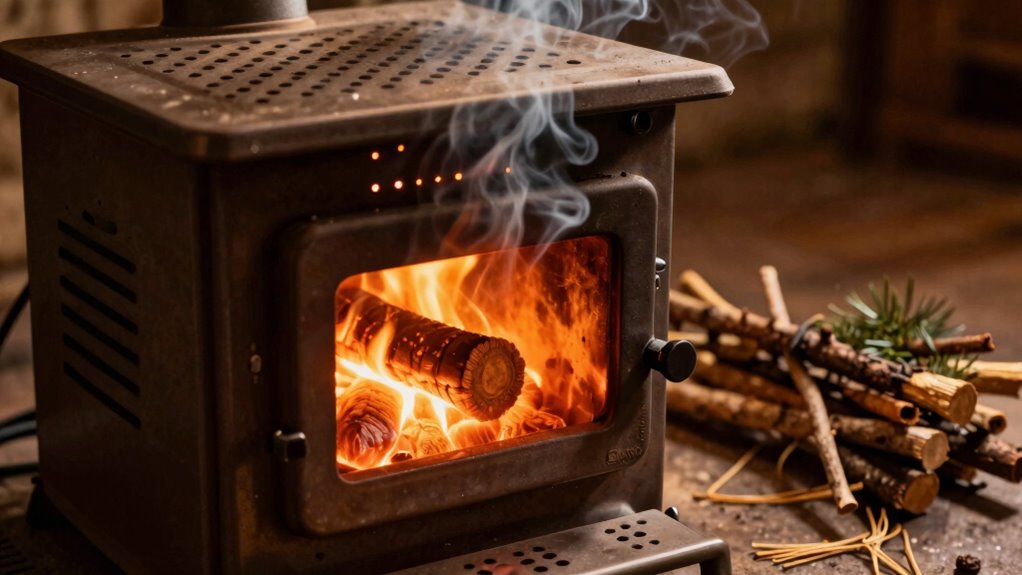 efficient long lasting stove burn