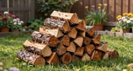 efficient small yard stacking