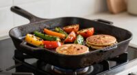 enhanced cast iron griddle