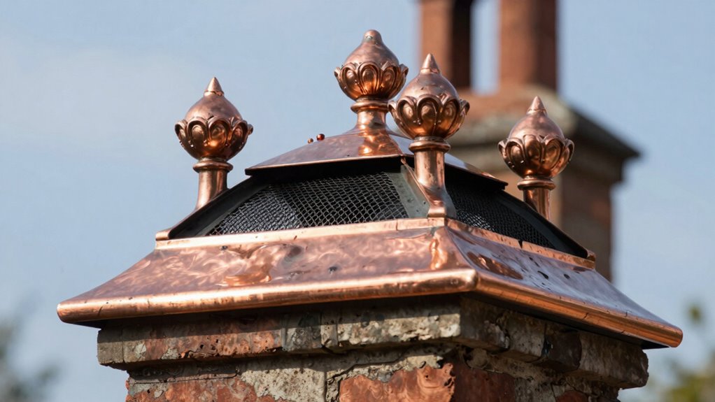 enhanced chimney cap features