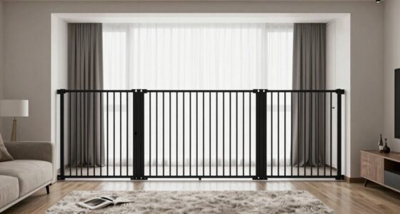 extra wide safety gate design