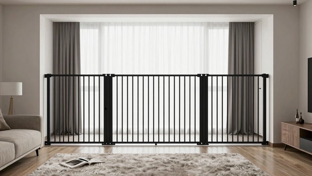 extra wide safety gate design