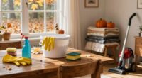 fall cleaning routine
