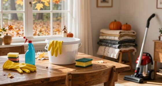 fall cleaning routine