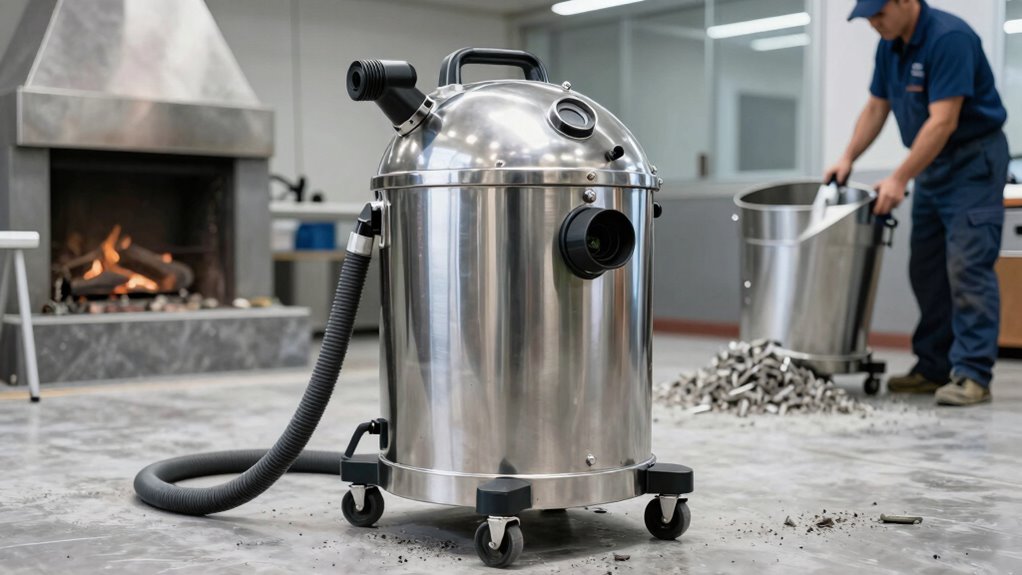fire safe ash removal equipment