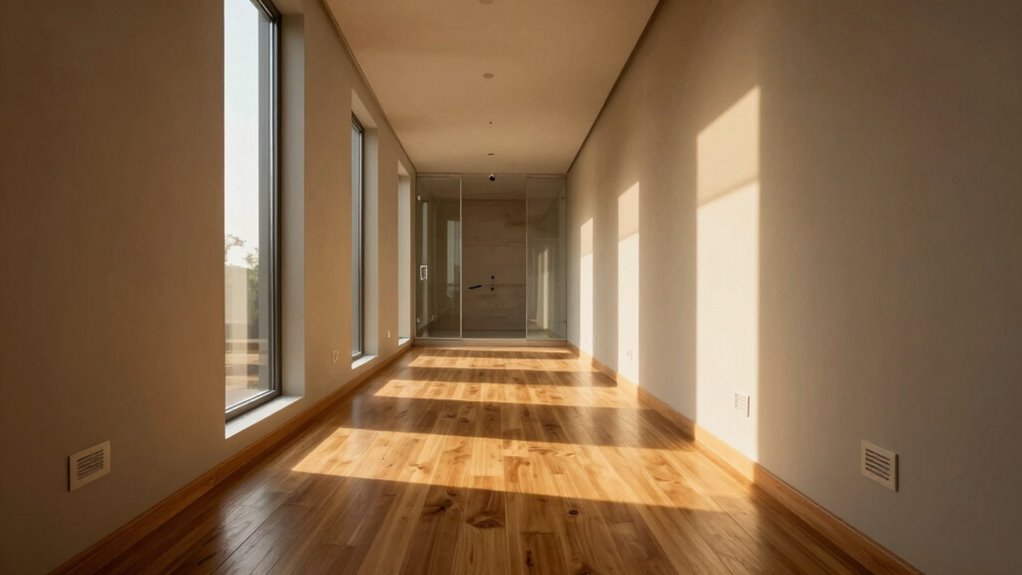 hallways influence indoor heat circulation