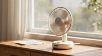 heat driven fan placement