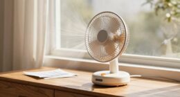 heat driven fan placement