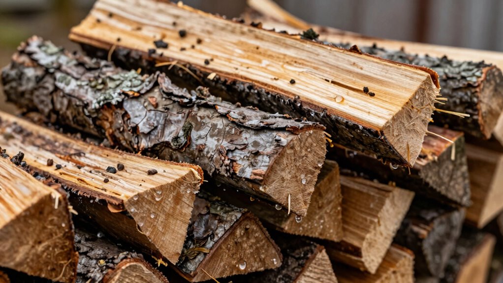 incorrect firewood storage methods