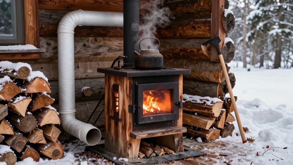 integrated renewable off grid heating