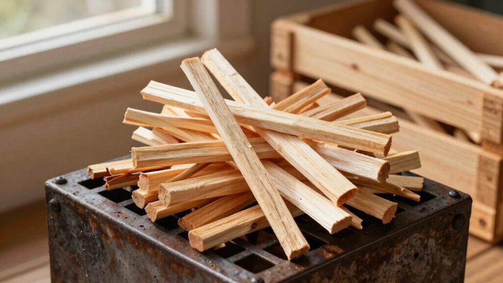 keep kindling dry and ventilated