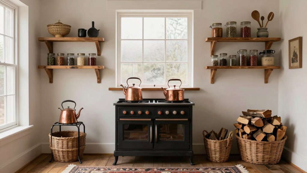maintain a stylish stove room