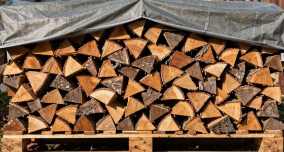 maintain dry firewood airflow