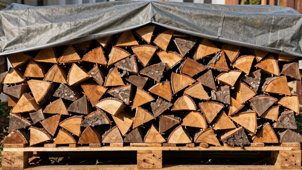 maintain dry firewood airflow