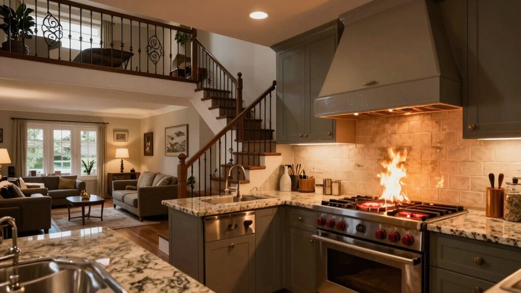 managing multi level home heating