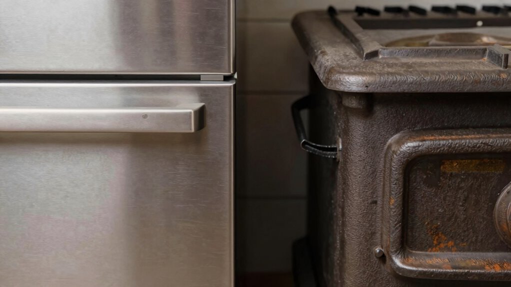 modern sleek versus traditional durability