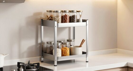organized storage enhances cooking