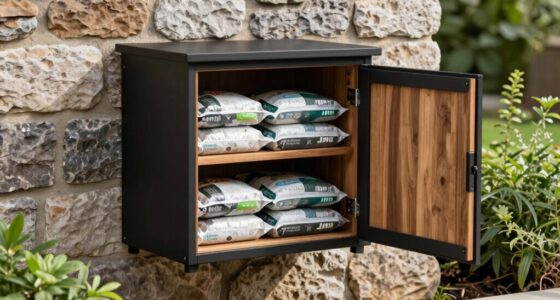 outdoor pellet cabinets benefits