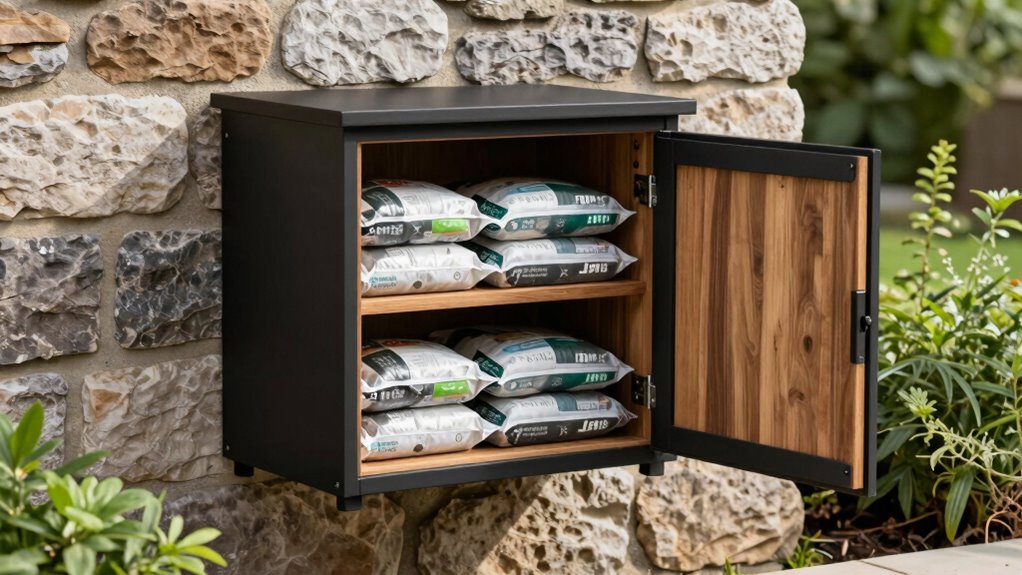 outdoor pellet cabinets benefits