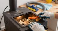 pellet stove cleaning steps