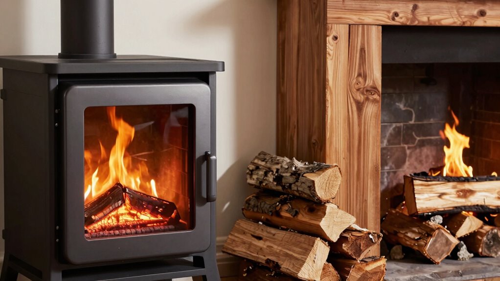 pellet vs wood heating