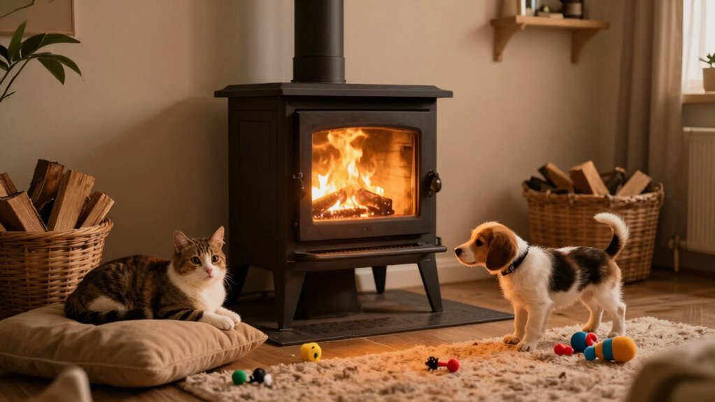 pet safety with stove