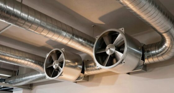 proper duct fan arrangement